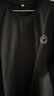 真维斯（Jeanswest）夏季短袖t恤男士新款宽松大码胖子体恤潮流纯棉圆领半袖衫 深灰色+黑色 3XL (推荐180-200斤) 实拍图