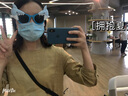 无印良品 MUJI 女式 亚麻水洗 七分袖罩衫 BCA01C0S 暗黄色 S 实拍图