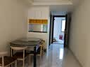 初屋 餐桌 岩板餐桌椅组合现代简约伸缩折叠圆桌家用小户型实木饭桌子 黑灰色-意大利灰岩板-实木椅 1.35m  单餐桌 实拍图