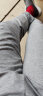 李宁（LI-NING）裤子男秋冬新款休闲裤男士学生宽松大码运动束脚裤卫裤长裤 灰色加绒 M/170 实拍图
