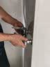 高仪（GROHE）进口淋浴花洒套装 110mm方形手持 家用三式出水喷头 可升降滑杆 非恒温有下水黑色 实拍图