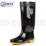 回力雨鞋男士款户外雨天防水不易滑雨靴胶鞋耐磨水鞋HXL867黑色高筒43 实拍图