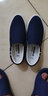 回力男鞋帆布鞋男秋季小白鞋子百搭休闲布鞋潮流透气板鞋一脚蹬懒人鞋 藏青色WXY-S027T 39 实拍图