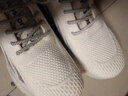 匠狂男鞋网面运动休闲鞋男小白鞋韩版百搭老爹软底慢跑步鞋子男 白蓝 43 实拍图