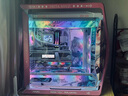 华硕（ASUS）ROG GR701 创世神机箱 吹雪机箱 EVA明日香联名台式机箱ARGB灯板全塔定制机箱翻毛皮白色机箱 国家队02主题（粉白创世神+灯板） 实拍图