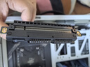 京兆信息PCIe4.0显卡延长线双反向延长线精粤铭瑄七彩虹等主板 闪麟蜂鸟服务器级可定制180度延长线itx机箱 【4.0】双反向18.5厘米/黑色 实拍图