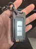 创勋（CHUANGXUN）广汽三菱欧蓝德钥匙套帕杰罗翼神奕歌劲炫ASX包汽车保护壳扣 三菱智能款 枪色.灰皮+灰色扣带 . 实拍图