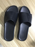 KGV【头层牛皮】拖鞋男2024夏季真皮凉拖鞋一字透气男士户外穿潮流 黑色 41 【标准皮鞋码 大运动鞋一码】 实拍图