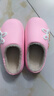 儿童棉拖鞋秋冬爆款加绒保暖毛毛鞋男女童防滑室内居家棉鞋 桃粉色 30.5 内长18cm 实拍图