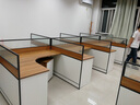 科硕简约现代办公屏风工位卡座办公桌椅组合4人6人卡位办公桌椅套装 拐弯型8人位+柜子 实拍图