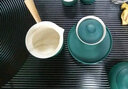 天生大器乌金石陶瓷茶盘整套家用茶具套装带电热烧水壶陶瓷茶壶茶杯茶台 枯山水茶盘+墨绿侧把壶茶具套装 规格88x42cm含智能电器烧水+配桶 实拍图