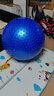 哈宇百合/BAR HEE专业感统训练球加大100cm防爆健身球大龙球宝宝儿童小孩感知锻炼 120cm【按摩面】清爽蓝-10件套 实拍图