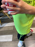 懿派儿童运动紧身衣训练服男女童足球篮球服四件套健身速干衣YIPAI 19205荧绿+黑绿 四件套 22码110CM30斤左右 实拍图