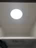 惠普全光谱护眼卧室吸顶灯超薄智能主灯现代简约超亮儿童房LED吸顶灯 30W 10㎡内适用 铝材/30CM三色光 实拍图