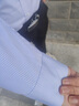 恒源祥轻奢含桑蚕丝长袖衬衫男秋冬季男士商务休闲正装衬衣中青年外套男 中兰 40 （胸围106cm） 实拍图