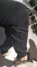 特步运动裤男长裤春季跑步健身裤透气宽松束脚裤男针织卫裤休闲裤子男 黑色-针织（店长优选） 2XL /185 实拍图
