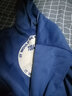 風采兔卫衣女春秋款2023新款初秋宽松韩版潮bf慵懒风百搭上衣连帽外套 蓝色(加绒) L 实拍图