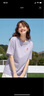森马（Semir）【多彩凉感T】短袖t恤女夏中长款宽松舒适刺绣上衣109324100007 实拍图