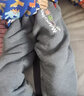 真维斯儿童裤子冬款加绒长裤男童羊羔绒休闲运动裤男大童加厚2025冬季 【羊羔绒长裤】灰色（熊） 130 实拍图