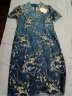 皮尔卡丹女装夏季新款蓝色短袖蕾丝连衣裙淑女裙P0246DS80N3 蓝色 40A(170/92A) 晒单实拍图