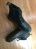 百丽（Belle）复古粗跟马丁靴男休闲工装风机车短靴加绒92267DD0 黑绒里(8孔)-92427 41 (255mm) 实拍图