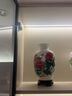 隆贺 景德镇陶瓷器小花瓶花插家居装饰客厅摆件婚庆插花瓶台面工艺品 花开富贵 不带底座 实拍图