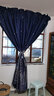 伊帘坊 窗帘地中海城堡窗帘成品定制卧室客厅隔热窗帘遮光遮阳加厚布料 藏蓝(遮光95%) 2.0米宽*2.7米高挂钩式可改高度 实拍图