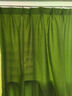 伊帘坊窗帘成品加密加厚仿亚麻棉麻纯色卧室客厅定制遮光窗帘布窗纱拼接窗帘 草绿色 2.0米宽*2.7米高挂钩式可改高度 实拍图