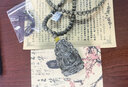 泽艺缘假一赔万 阴沉木金丝楠观音牌子0.8*108颗佛珠文玩手串念珠项链 观音牌 实拍图