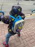 统盈奥特曼学生书包双肩迪迦特利迦德凯3D闪光儿童背包男孩防水男童 迪迦 3D闪光(小)天蓝 实拍图