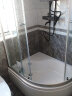 莱博顿 扇形淋浴房 卫生间凉房亚克力底座老人小孩淋浴洗澡坐盆NAA2142Z 铝合金（右方向） 800*1000配中盆（总高2000） 晒单实拍图