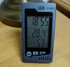 华盛昌（CEM）DT-322电子温湿度计带时间闹钟 办公家用室内外温度计  湿度计 实拍图