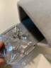 GEVILANG9999足银耳钉潮男酷帅几何气质女生耳环创意单只免费刻字银质耳饰 单只【备注颜色，默认银色】 6MM规格 实拍图