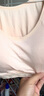 温影短款背心女带胸垫运动背心瑜伽睡眠文胸吊带打底背心 1黑1杏 XL (80-85ABC)可留言更换颜色尺码 实拍图
