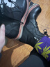 羚步 真皮马丁靴男英伦风皮靴高帮皮鞋手工复古靴子男牛皮靴工装靴潮 黑色 40 实拍图