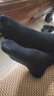 恒源祥男士袜子丝袜竹纤维防臭中筒袜春夏季吸汗透气防滑不掉跟商务短袜 中筒袜（黑色6双装） 均码 【适合38-42码脚】 实拍图