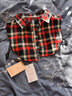 纽菲奥纳 衬衫新品假领子女款百搭毛衣格子打底秋冬领口装饰大码衬衣领 红绿藏青色格子 070G 均码  (适合80-130斤) 实拍图