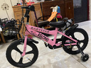 童贝星儿童自行车男孩2-3-6-8-9岁小孩单车脚踏车宝宝童车 樱花粉+ 一体轮 +水壶款头盔大礼包 16寸适合身高105-125cm 实拍图