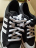 阿迪达斯（adidas）男鞋休闲鞋 25冬新款运动鞋时尚复古网球鞋子舒适耐磨透气滑板鞋 白/一号黑【HOOPS CLASSIC】 39 内长240mm 实拍图