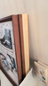 维佳实木a4画框墙面装饰画框木质海报油画外框装裱框挂墙展示a3相框 柚木色【实木外框】 4k/开挂墙-可放38*53厘米 实拍图