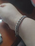 罗泰老银匠925银龙骨手链男士潮款百搭复古泰银个性简约饰品礼物 18厘米适合16厘米手腕 实拍图