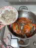 Jeetee吉特麦饭石炒锅不粘锅家用平底深煎炒菜锅燃气灶电磁炉通用炒锅 【煎炒蒸煮一体】28cm炒锅+蒸笼 实拍图