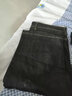浩术夏季薄款七分牛仔裤男宽松直筒弹力中裤男士休闲韩版短裤马裤男 D666黑色+灰色(两件装) L 建议【105-120斤】 实拍图