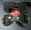 雷朋（RayBan）经典飞行员系列太阳镜开车骑行墨镜男女款户外防晒眼镜0RB3025 001/58金色镜框绿色偏光镜片 尺寸58 实拍图