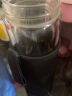 富光玻璃杯双层男女大容量耐热水杯便携过滤泡茶杯子定制印字logo 420ml黑色 实拍图