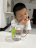COOKSS儿童牛奶杯玻璃杯家用饮水杯带刻度吸管水杯宝宝冲泡奶粉杯绿恐龙 晒单实拍图
