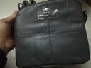 花迹（HUAJI）真皮女包新款女士单肩斜挎包大容量妈妈包软皮头层牛皮中年斜跨包 灰色 实拍图