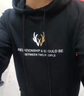 宾宇兄弟卫衣男连帽套头帽衫男士春秋薄款卫衣外套青少年宽松大码运动上衣 【春秋款帽衫】iM字母黑色 3XL 155-170斤 实拍图