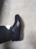 波图蕾斯皮鞋男士时尚舒适系带正装商务休闲鞋英伦风板鞋男 1181 黑色 43 实拍图