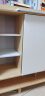 米客米家（MIKEMIJIA）米客米家 简易鞋柜家用门口现代简约玄关柜入户一体靠墙2023新款 【实木生态板】原木色+暖白120CM 组装（自行安装） 实拍图